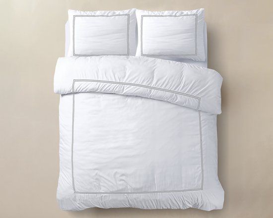 Primaviera Deluxe Brata Dekbedovertrek - Eenpersoons - 140x200 cm - Wit