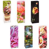 TSI cadeauzakje rozen, verpakking van 12 stuks, grootte: fles groot (36 x 12 x 8 cm)