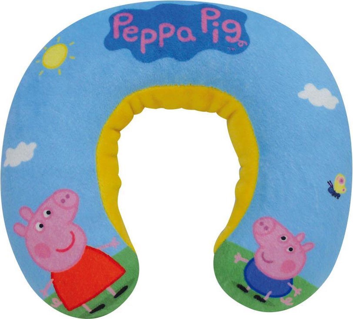 Peppa Pig Blauwe Peppa Big/pig Nickelodeon Nekkussen Voor Jongens - Nekkussens/reiskussens - Vakantie/op Reis Accessoires