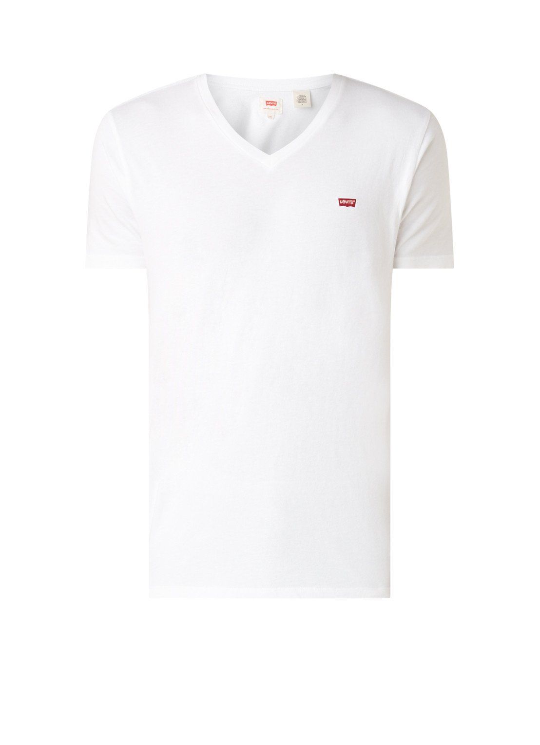 Levi's T-shirt met V-hals - 5400816646587