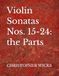 Violin Sonatas Nos. 15-24: the Parts