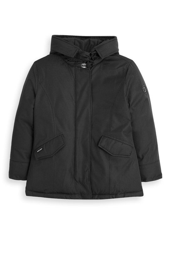 4PRESIDENT Peggy Winterjas Kinderen Lange Mouw Capuchon Effen Polyester Grijs