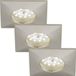 Briloner 3 x LED encastrable carré nickel mat IP44 3 x 5W module 400lm blanc chaud 3000K 110°