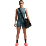Nike Pro Dri-Fit tanktop voor dames, Mineral Slate/Faded Spruce/White, IB8949-382, S