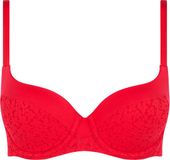 Chantelle Easy Feel Norah T-shirt BH met beugel en voorgevormde cups - Rood - Maat 75D