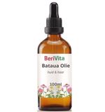 Berivita Bataua Olie 100ml Pipetfles Glas - Puur en Koudgeperst - Patawa, Pataua Oenocarpus Oil - Huid en Haar