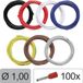 Quadrios 25CW115 Enkele ader LiFY 1.0 mm² Zwart, Rood, Wit, Blauw, Geel-groen, Bruin, Grijs 1 set(s)