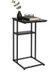 Merkloos Relaxdays Bijzettafel U-vorm - 60 cm - Zwart