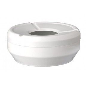 APS - Asbakken Rond Wit Stapelbaar Ø12x4,3cm