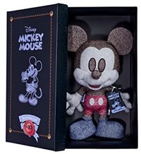 simba 6315870309 Disney Denim Mickey Mouse, Oktober Editie, Exclusief voor Amazon, 35 cm Pluche Figuur in Geschenkdoos, Speciale Editie, Verzamelobject