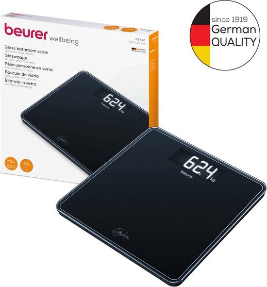Beurer GS 400 SignatureLine - Personenweegschaal - Digitaal - Zwart