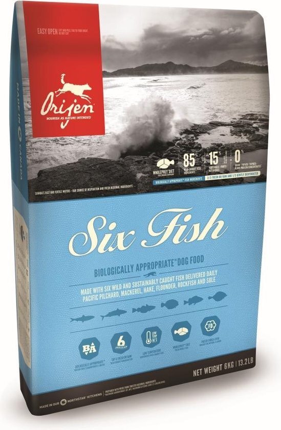 Orijen 6 fish dog hondenvoer 2 kg