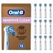 Oral-B Sensitive Clean Pro Opzetborstels - 12 stuks
