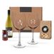 Coffret apéritif vin blanc avec verres personnalisés