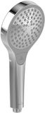 Villeroy & Boch Verve Showers handdouche – Chroom | 3 straalsoorten met één druk op de knop, EasyClean, waterbesparend, anti-terugstroom, universele aansluiting, TVS10900100061