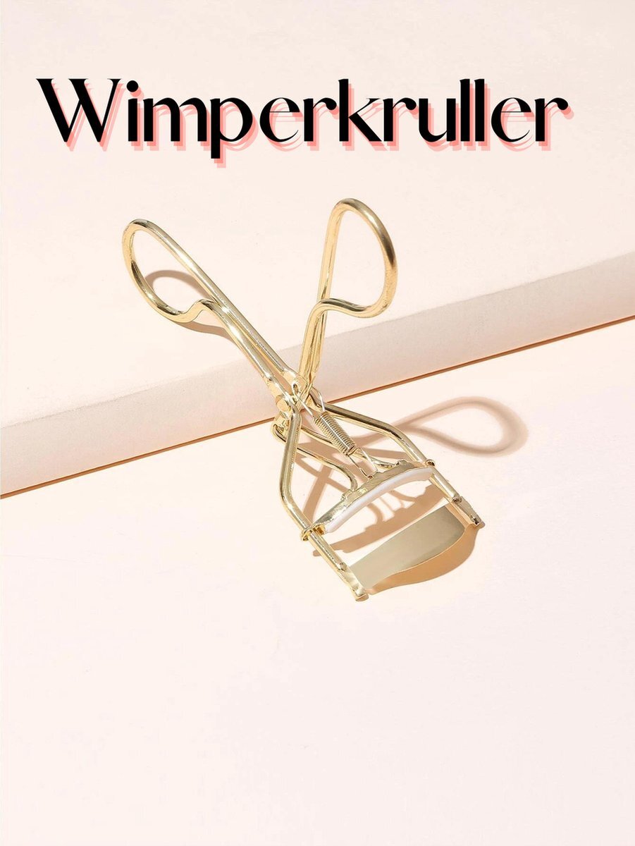 home online HOME ONLINE® Professionele Wimperkruller - Wimperkrultang - Geschikt voor wimpers - Goud kleurig - Wimperlifting -Beauty - Make-up - Classic Lash Curler