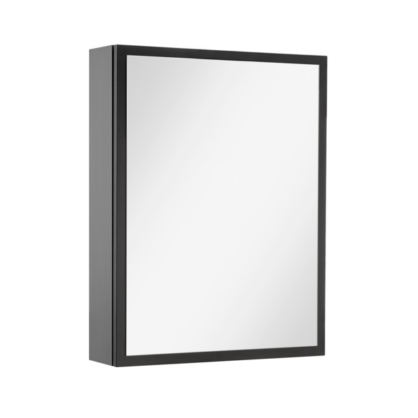 vtwonen baden Stock spiegelkast links 45x60cm black 52543