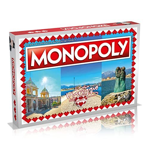 Winning Moves Winning Moves, Monopoly Viareggio Italiaanse editie familiespel vanaf 8 jaar +