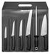 Couteaux de cuisine set, 6 pièces, en acier X55CrMo14, dureté 56° HRC