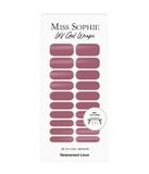 Miss Sophie UV Gel Wraps Rosewood Love Nagelsticker