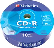 CD-R disques, 700MB, 10 pièces, 52x, avec protection supplémentaire