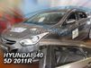 Heko Hyundai i40 SW (stationwagon) bouwjaar 2011-2019 donkere zijwindschermen set 4-delig tbv 5-deurs pasvorm Team Heko
