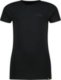 Vingino Basic Round Neck Polo's & T-shirts Jongens - Polo shirt - Zwart - Maat 146/152
