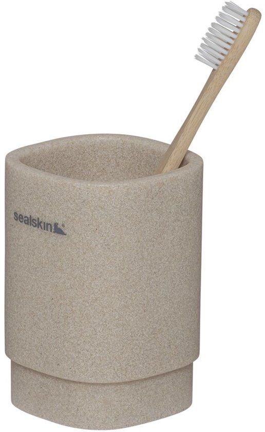Sealskin Yuna Tandenborstelbeker Vrijstaand Beige