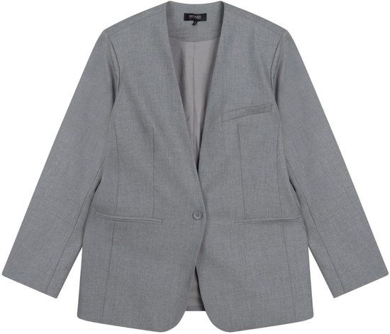 Refined Department Blazer Mea Collarless Blazer R2508452702 995 Antra Dames Maat - M
