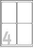 Avery J8169 White Address Labels - 99.1x139mm - 10 Sheets