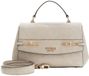 GUESS Melinda Top Handle Flap Bag Light Taupe Schoudertas