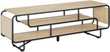 vidaXL TV-standaard 140 x 36 x 45 cm Sonoma Eiken Bewerkt hout