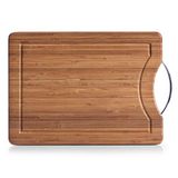 Zeller 25238 snijplank, bamboe, Beige, 37 x 48 x 5 cm