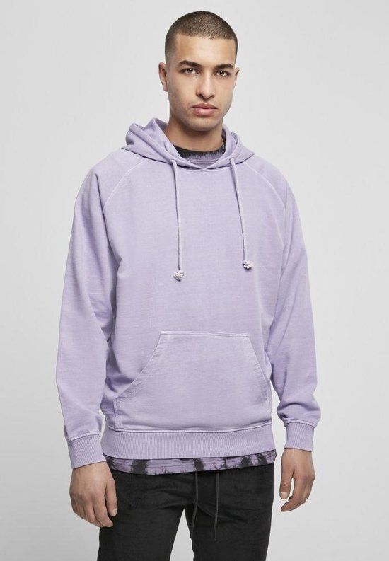 Urban Classics Overdyed Hoodie - XL - Paars