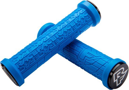 Race Face Grippler Lock-On handvatten blauw Lengte 33mm