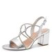 MARCO TOZZI Marco Tozzi 2-28388-46 damessandalen, zilver., 37 EU