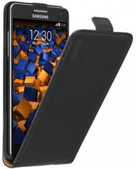 mumbi 10652 - Back Cover voor Samsung Galaxy A5 (2015) - Zwart - Leer