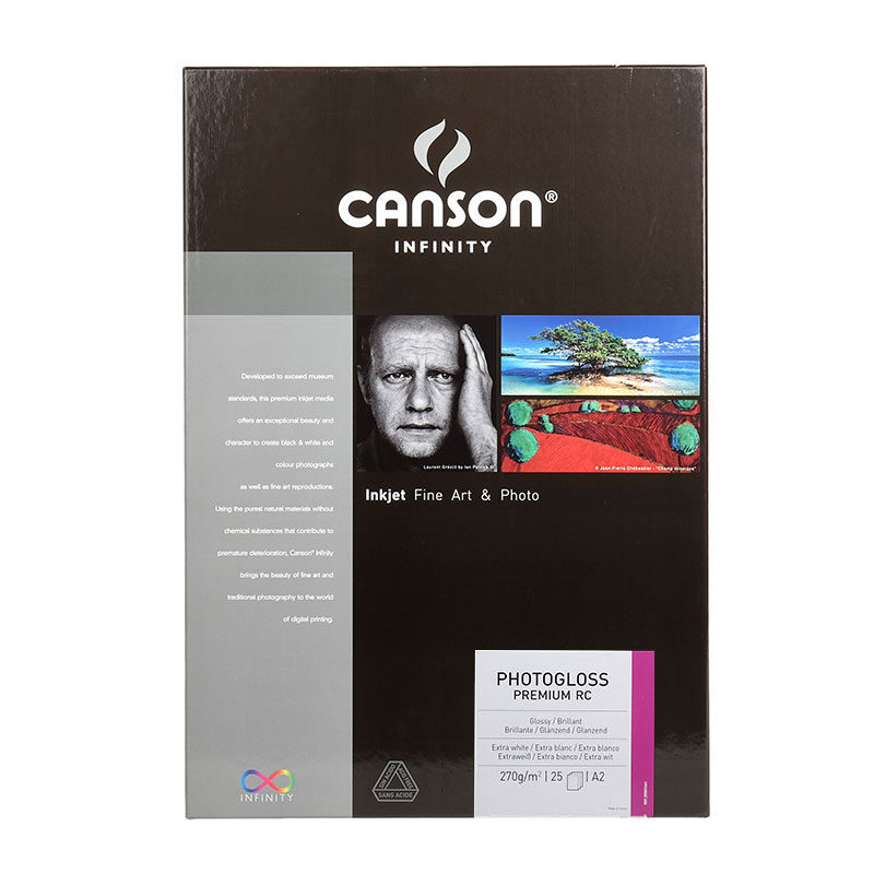 Canson Photogloss Premium RC 270g A2 25 vel