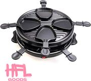 HFL Goods Ovale Grill Gourmet - Grill Crepe Gourmetset - Pannekoek Gourmetstel - 8 Personen