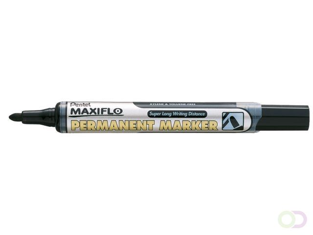 Pentel Viltstift NLF50 maxiflo rond zwart 1.5-3mm