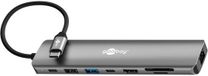 Goobay USB-C Slim Hub 8-in-1 Dockingstation