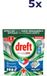 Merkloos / Sans marque Dreft Platinum Plus All In One Deep Clean - Vaatwastabletten - Voordeelverpakking 5 x 25 Tabletten