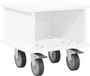 vidaXL meuble TV 37 x 35 x 35 cm Bois traité Blanc