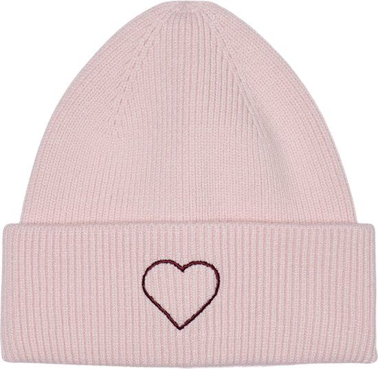 ONLY Alpha Life Rib Beanie Dames Roze One Size