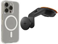 Cygnett Magnetic Autozuignapset (magsafe) + Brodit iPhone hoes MagSafe