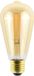 HOFTRONIC LED Filament lamp E27 - 9 Watt 950 Lumen - ST64 Edison - 2200K Warmwit licht - Dimbaar - Amber glas