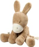 Nattou LouLou Knuffel Ezel - Zachte Baby Knuffel - Baby Cadeau - 60 cm - Licht Karamel