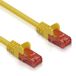 Allteq Cat 6 - U/UTP - Netwerkkabel - Patchkabel - Internetkabel - 10 Gbps - 1 meter - Geel