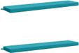 vidaXL - Coussin de banc - SOEST - 2 pièces - 100% Polyester - Turquoise - 180 x 40 x 8 cm