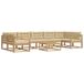 vidaXL - Buiten - bank - set - 6 - st - Wit - en - Beige